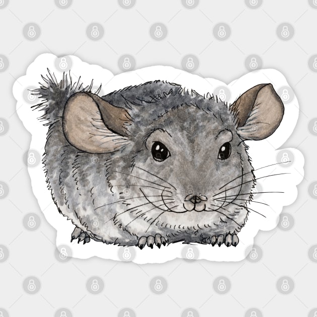 Chinchilla Sticker by Savousepate